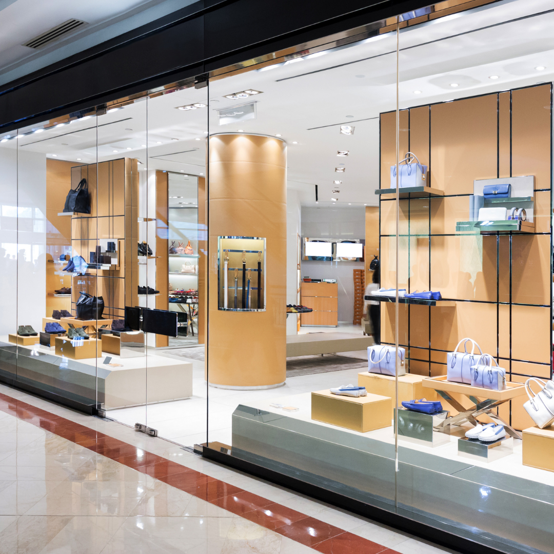 luxury store entrance